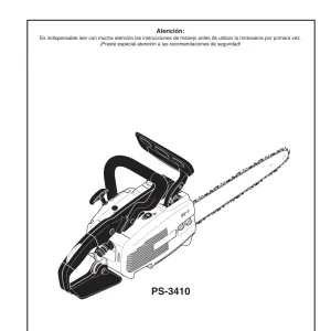 Dolmar Ps3410Es Operators Manual
