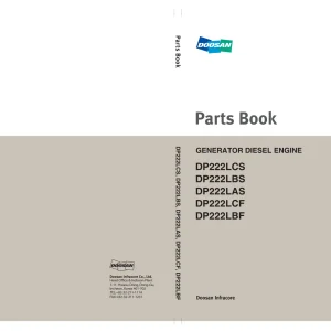 Doosan Dp222 Parts Manual