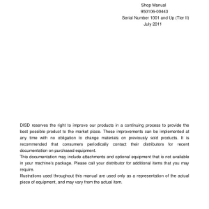 Doosan Sd300 Service Manual