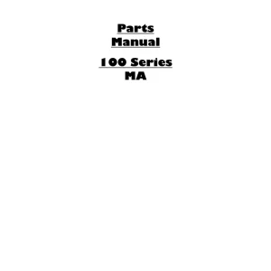 Dowdeswell 100 Ma Parts Manual