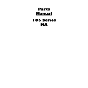 Dowdeswell 105 Ma Parts Manual