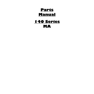 Dowdeswell 140 Ma Parts Manual