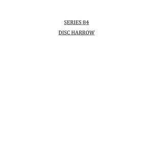 Dowdeswell 84 Parts Manual