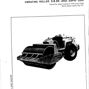 Dynapac Ca25D Ca25Pd Ca25R Parts Manual