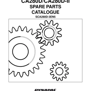 Dynapac Ca280D Ii Parts Manual