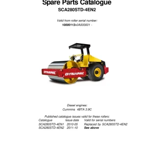 Dynapac Ca280Std Parts Manual