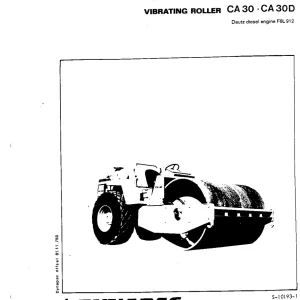 Dynapac Ca30D Parts Manual