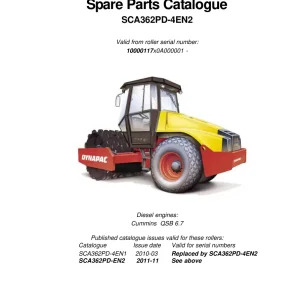 Dynapac Ca362 Parts Manual