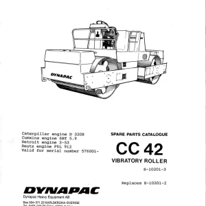 Dynapac Cc42 Asphalt Parts Manual