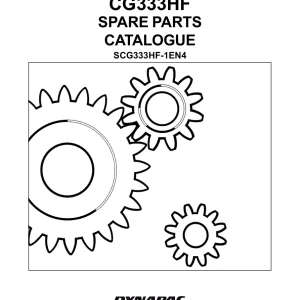 Dynapac Cg333Hf Asphalt Parts Manual