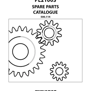 Dynapac Pl2100S Parts Manual