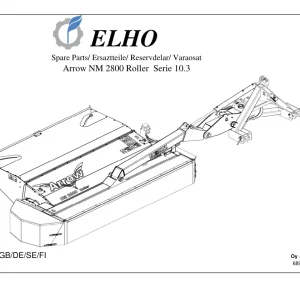 Elho Arrow Nm 2800 10.3 Parts Manual