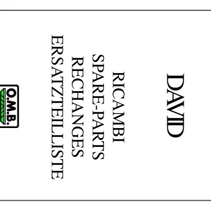 Eurospad David Parts Manual