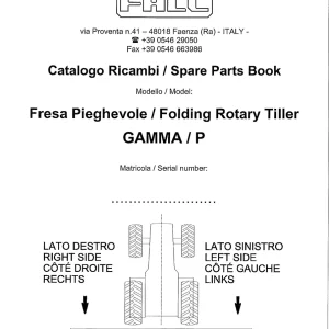 Falc Gamma P Parts Manual