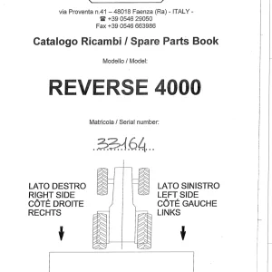 Falc Reverse 4000 Parts Manual
