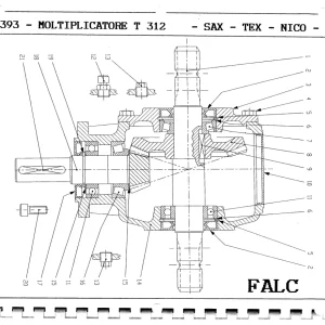 Falc Sax 1600 Parts Manual