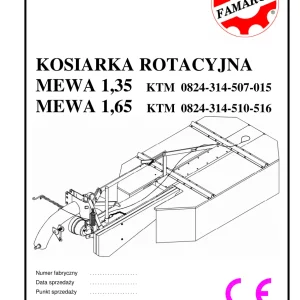 Famarol Mewa 1.35 1.65 Parts Manual