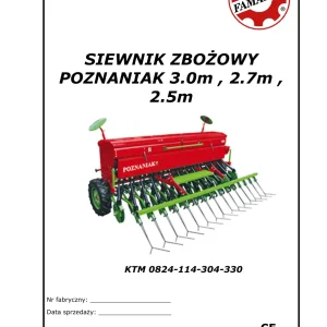 Famarol Poznaniak 3.0 2.7 2.5 Parts Manual