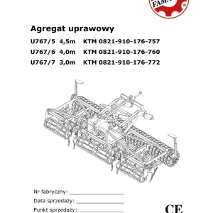 Famarol U767 Parts Manual