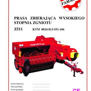 Famarol Z511 Parts Manual