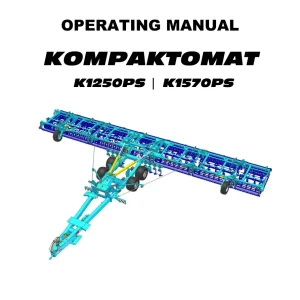 Farmet Kompaktomat K1250Ps K1570Ps Operators Manual