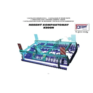 Farmet Kompaktomat K300N Parts Manual