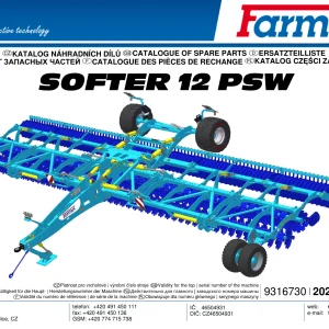 Farmet Softer 12 Psw (2) Parts Manual