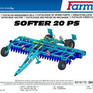 Farmet Softer 20 Ps 2015 Parts Manual