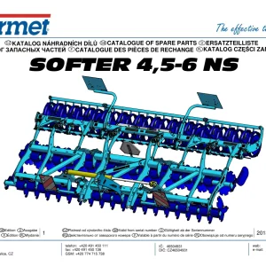 Farmet Softer 4.5 6 Parts Manual