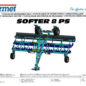 Farmet Softer 8 Ps Parts Manual