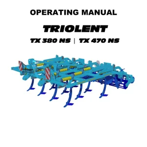Farmet Triolent Tx380Ns Tx470Ns 2011 Operators Manual