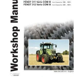 Fendt 300 Vario Operators Manual