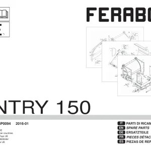 Feraboli Entry 150 Parts Manual