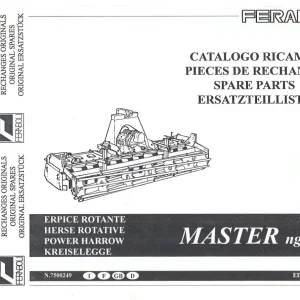Feraboli Rototerra 3000 Ng Parts Manual