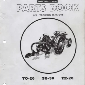 Massey Ferguson Ferguson To20 To30 Te20 1951 Parts Manual