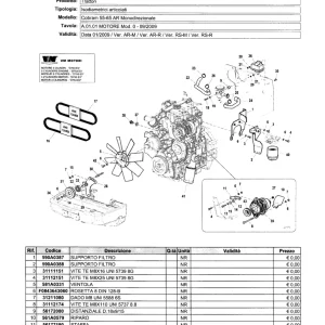 Ferrari Cobram 55 65 Ar Parts Manual