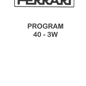 Ferrari 40 3W 1994 Parts Manual