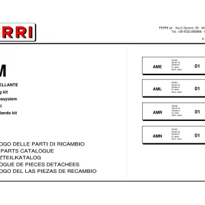 Ferri Ame Aml Amr Amn Parts Manual