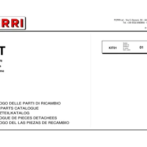 Ferri Kit01 Parts Manual