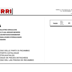 Ferri Ta32S Parts Manual