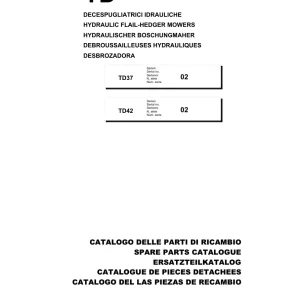 Ferri Td37 Td42 Parts Manual