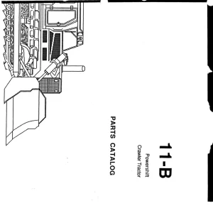 Fiat Allis 11B Powershift Parts Manual