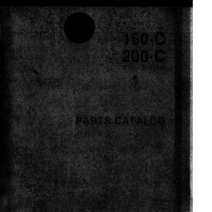 Fiat Allis 150C 200C Parts Manual