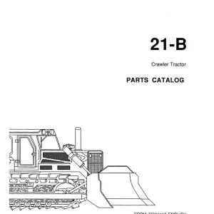 Fiat Allis 21B Parts Manual