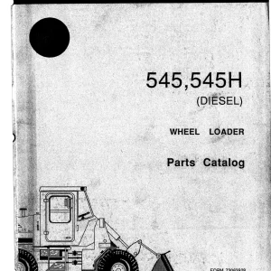 Fiat Allis 545 Wheel Parts Manual
