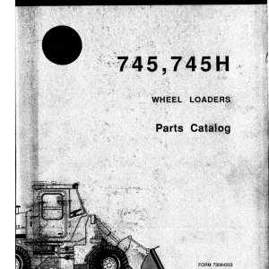 Fiat Allis 745 Wheel Parts Manual