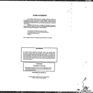 Fiat Allis Fg85 Fg105B Parts Manual