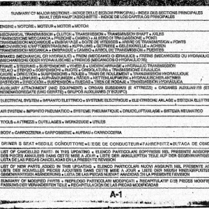 Fiat Allis Fl14E Wheel Parts Manual