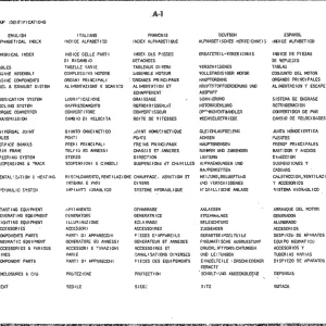 Fiat Allis Fr20 Wheel Parts Manual