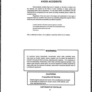 Fiat Allis Fx210 Parts Manual